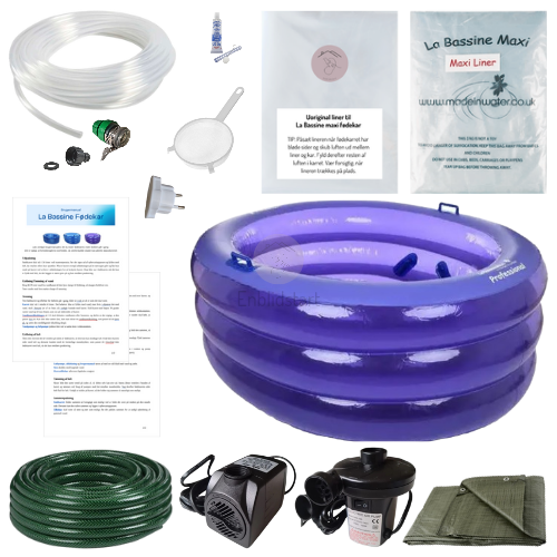 Lej La Bassine Maxi Pro. Birth Pools fødekarspakke