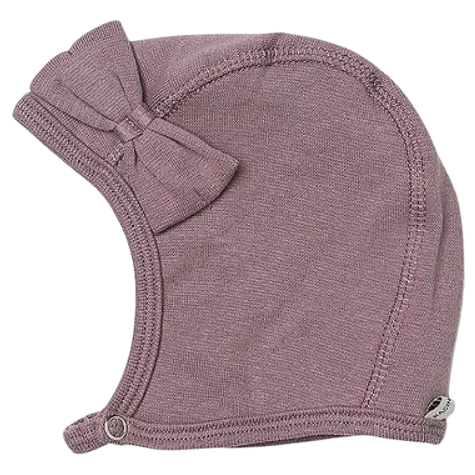 Baby hat in organic cotton - Dusty Purple