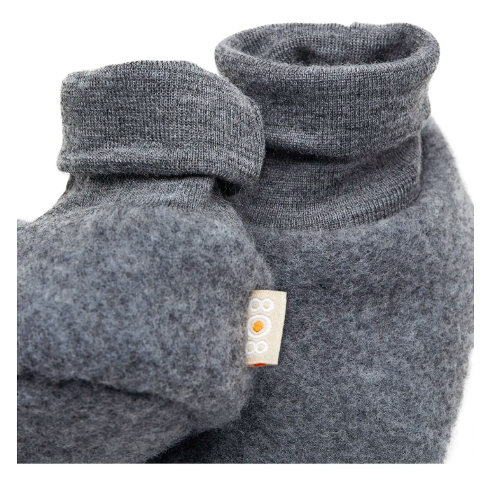 Baby liner in 100% merino wool - Grey