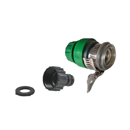 Faucet connection with tension strap - Flexible for ½" &amp; ¾" faucets and more