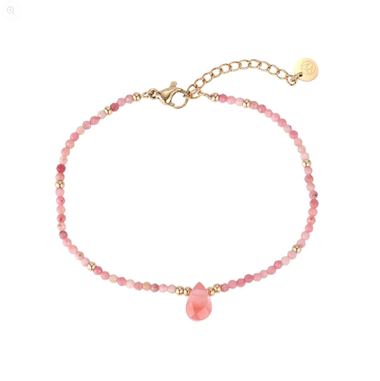 Perlemors Hjerte armbånd - Smuk og feminint armbånd til mor